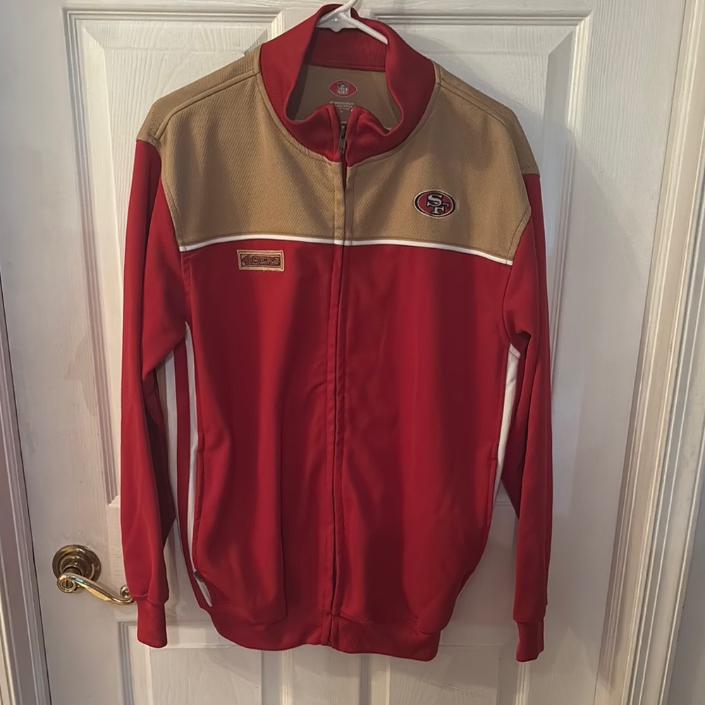 San Francisco 49ers Red and Tan Jacket